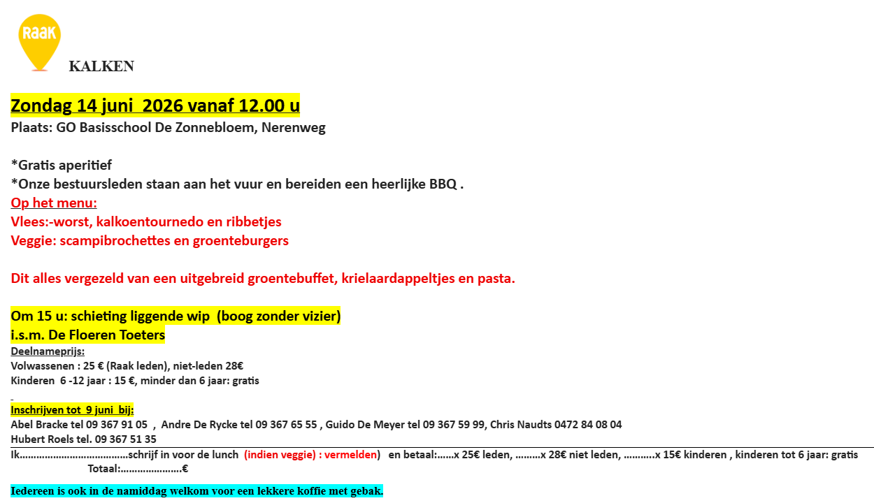 Affiche Raak BBQ